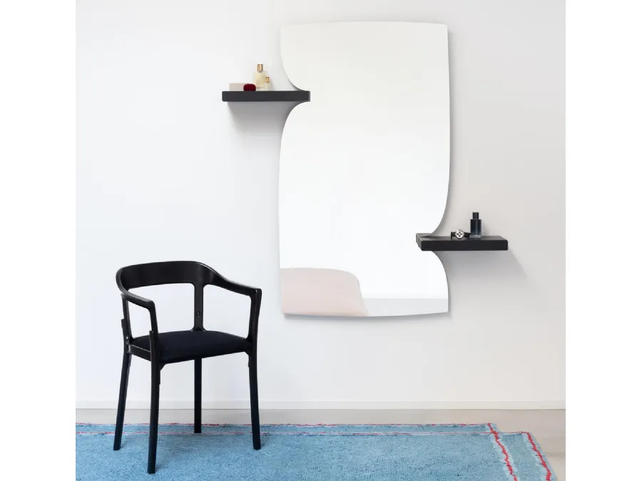 Morphed Mirror by Magis with shelves