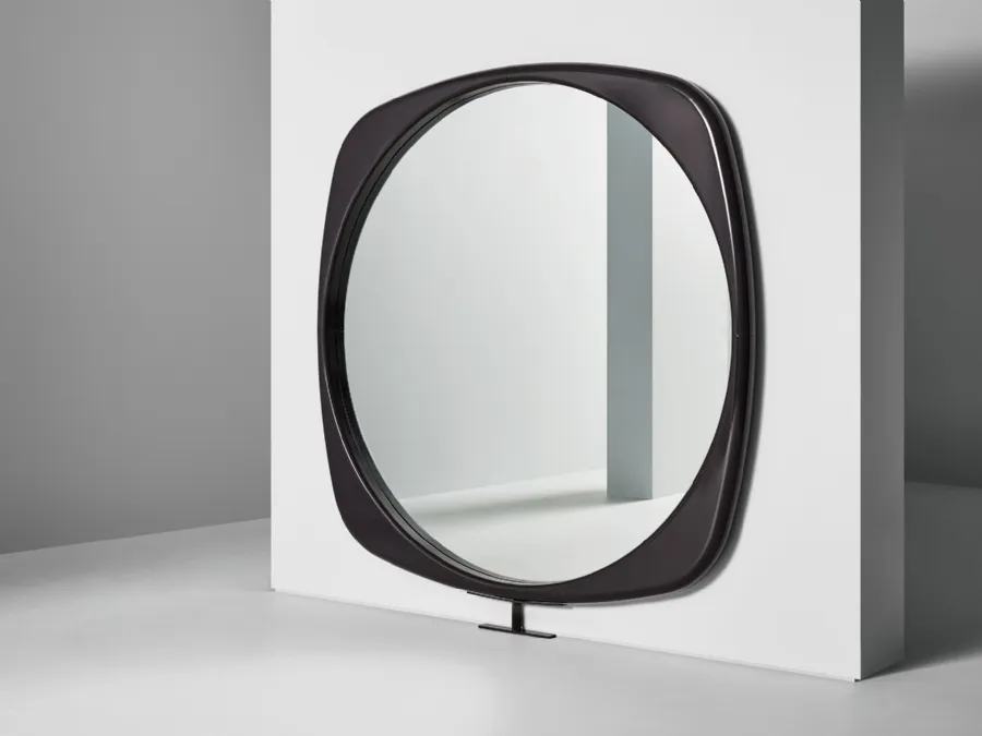 Mirror with a Mistral polyurethane frame by Bonaldo.