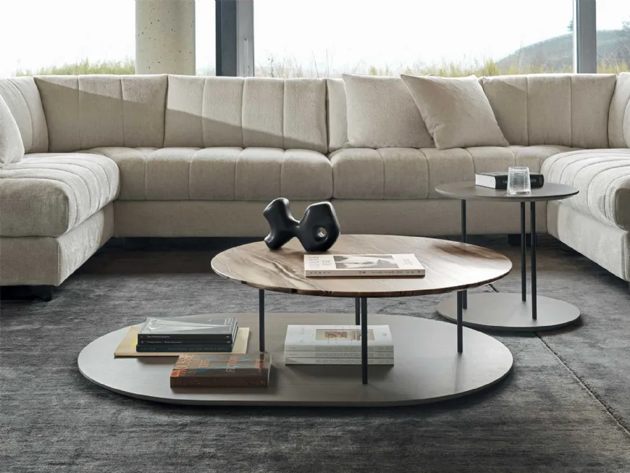 Staker marble coffee table by Ditre Italia.