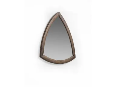 Wall Mirror Suits with solid Canaletto walnut structure by Porada