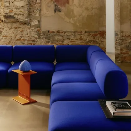 Italian lacquered metal coffee table by Desalto