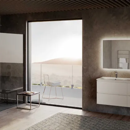 Suspended Bathroom Cabinet Block System Picasso C30 by Baxar.