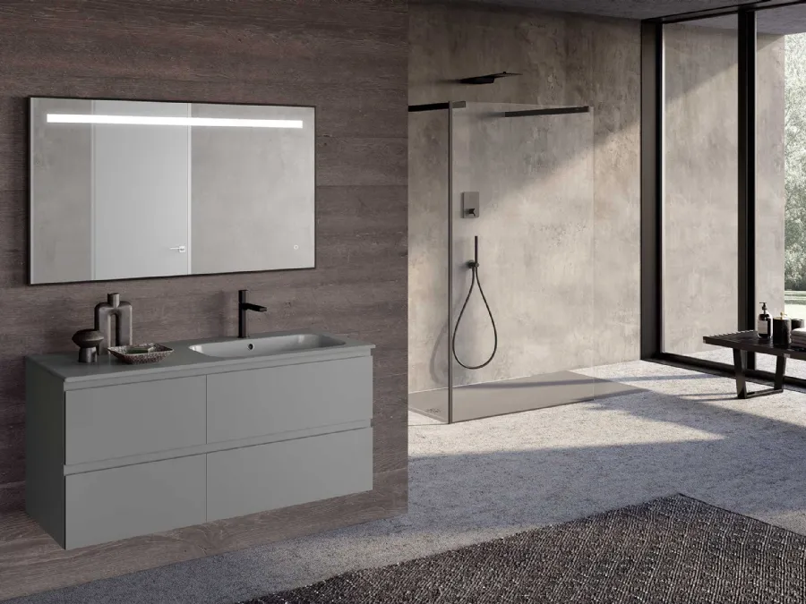Suspended Bathroom Vanity Block System Slim C31 by Baxar