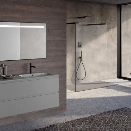 Suspended Bathroom Vanity Block System Slim C31 by Baxar