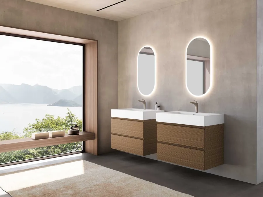 Bathroom Furniture Block System Syntesi Box C23 by Baxar