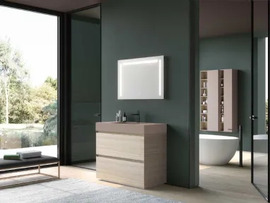 Bathroom furniture Block System Syntesi Box C24 by Baxar.