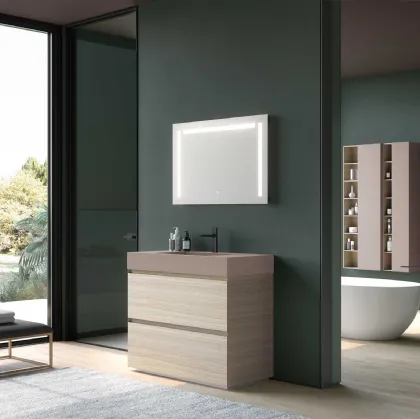 Bathroom furniture Block System Syntesi Box C24 by Baxar.