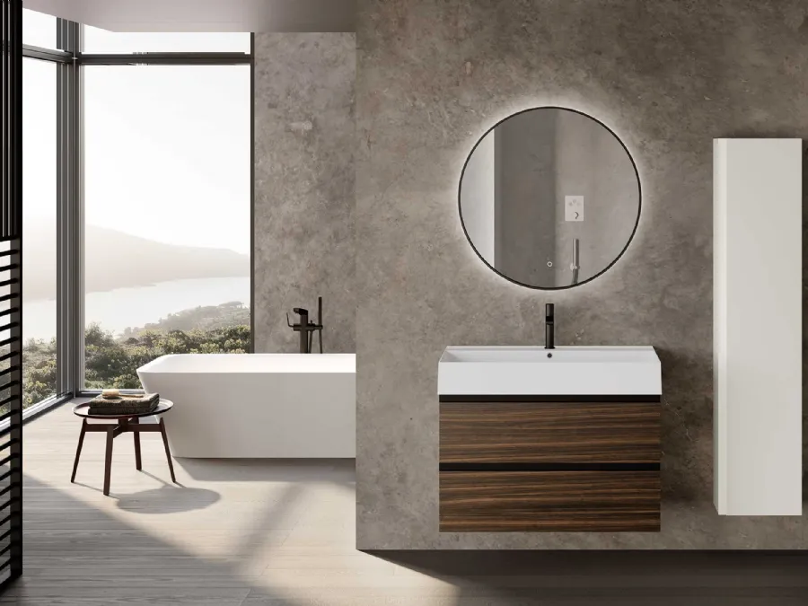Suspended Bathroom Unit Block System Tube C27 by Baxar.