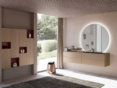 Wall-mounted Bathroom Vanity Unit M System 033 by Baxar