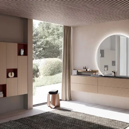 Wall-mounted Bathroom Vanity Unit M System 033 by Baxar