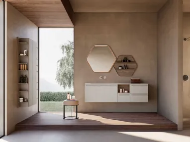 Suspended Bathroom Cabinet M System 035 by Baxar