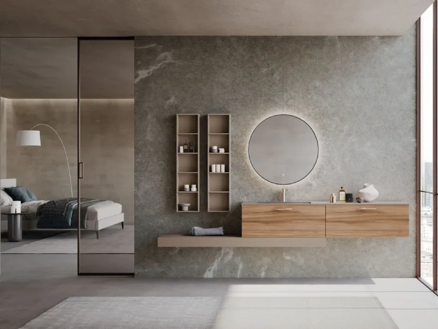 Suspended Bathroom Vanity Unit M System 042 by Baxar