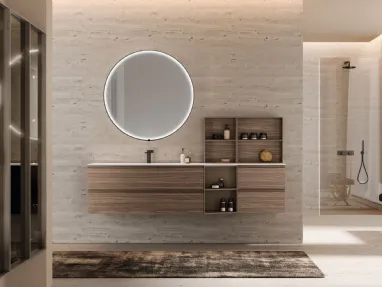 Suspended bathroom cabinet M1 System 141 by Baxar.