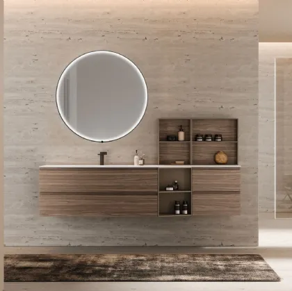 Suspended bathroom cabinet M1 System 141 by Baxar.