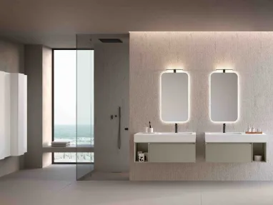 Suspended bathroom unit M1 System 144 by Baxar