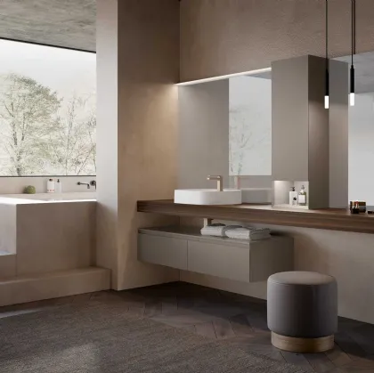 Suspended Bathroom Furniture M3 System 312 by Baxar.