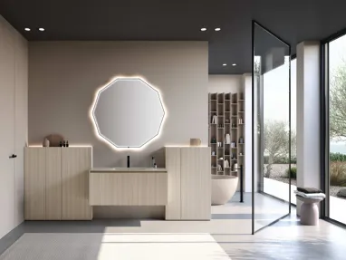 Suspended bathroom cabinet M3 System 342 by Baxar