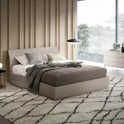 Bend bed with storage box by Novamobili.