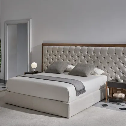 Padded bed Enya by Porada