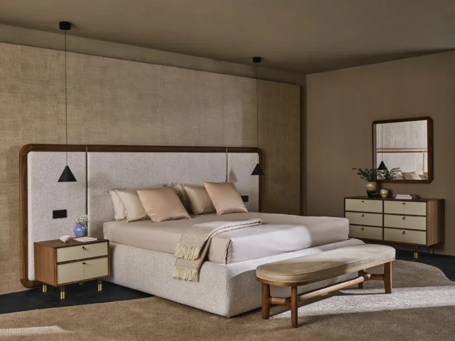 King size bed Killian by Porada