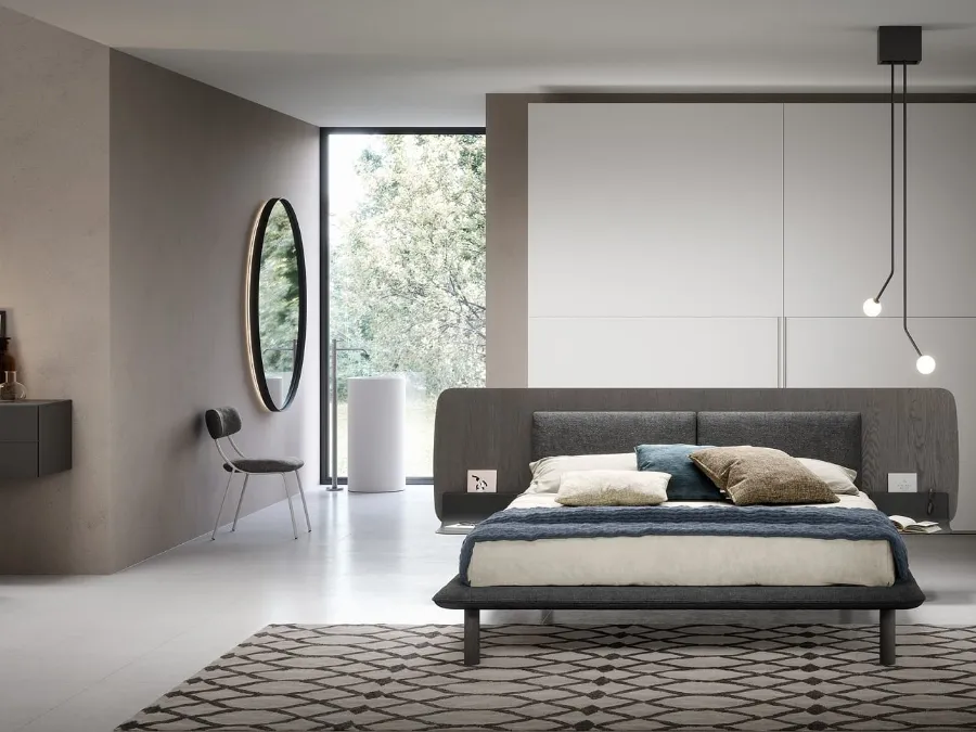 Matisse bed with Novamobili headboard.