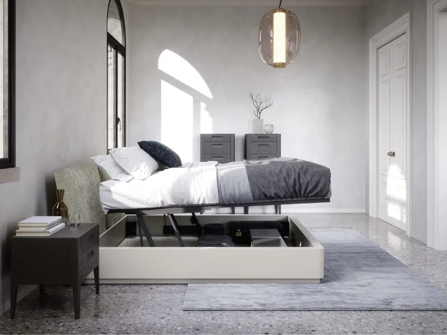 Nest bed with storage box by Novamobili.