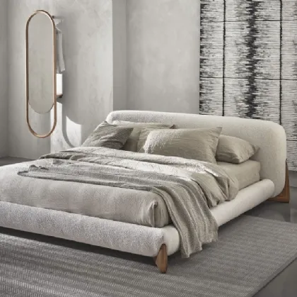 Porada's Softbay upholstered bed