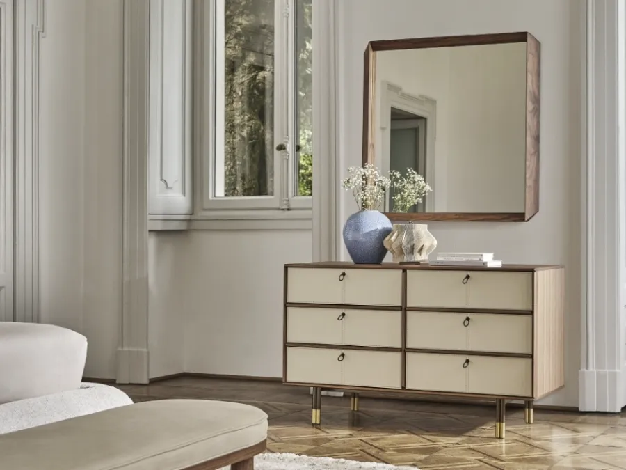 Bayus Night 6 drawer dresser by Porada