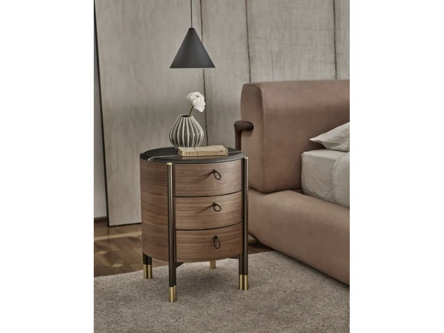 Bedside table Bayus Tondo 3 by Por