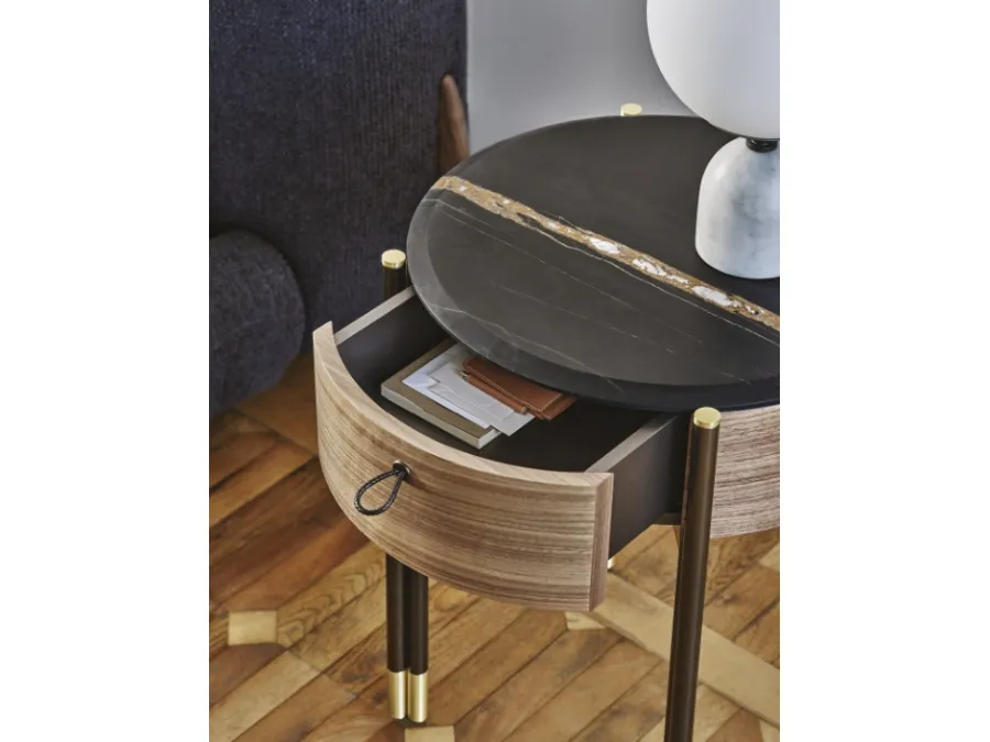 Bedside table Bayus Round 44 by Porada