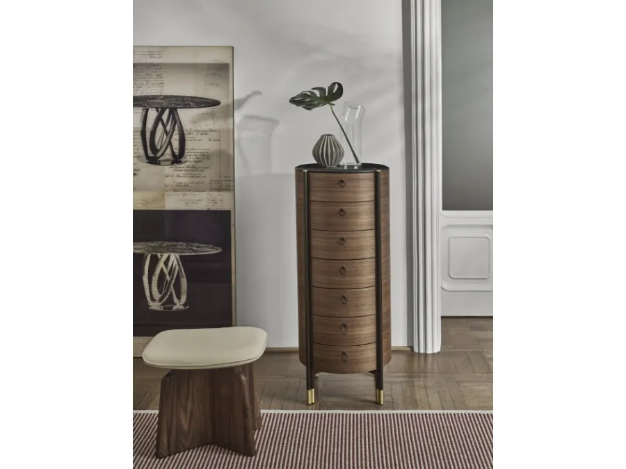 Bayus Round 7 drawer chest by Porada.