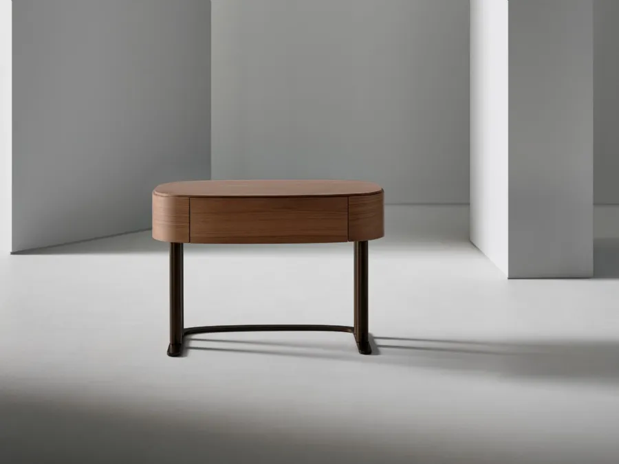 Isabey wooden bedside table by Bonaldo