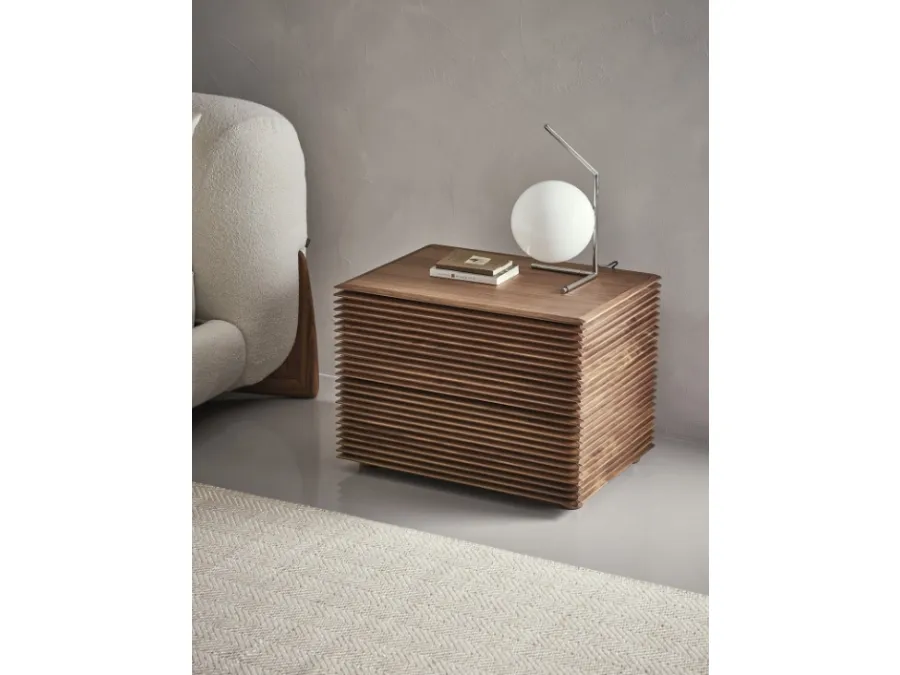 Porada Stripes Bedside Table