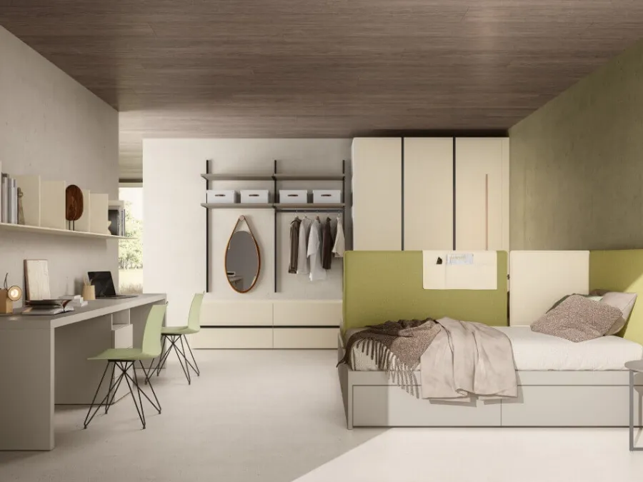 SpaceMakers young SM2530 bedroom by Zalf.