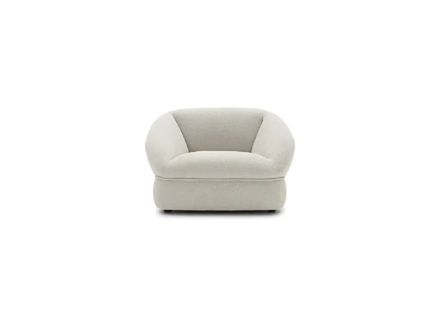 High armchair in padded fabric by Ditre Italia.