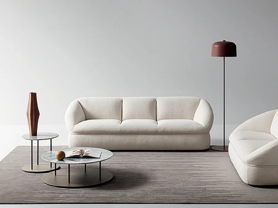 High armchair in padded fabric by Ditre Italia.