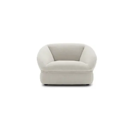 High armchair in padded fabric by Ditre Italia.