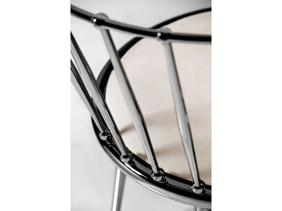 Aurora Bacchettata stool by Cantori.