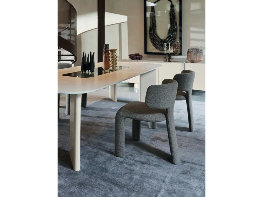 Bliss chair upholstered in Ditre Italia fabric