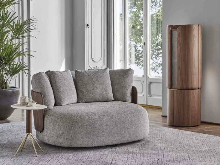 Calin XL armchair by Porada