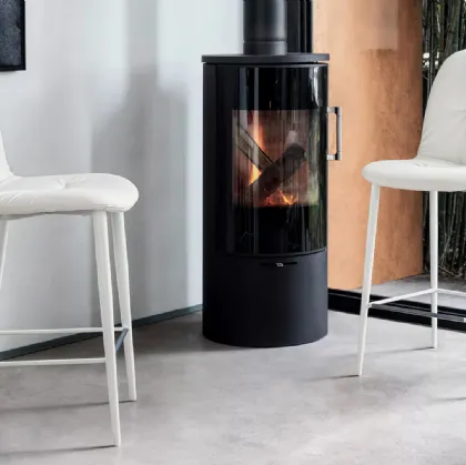 Ecopelle stool Chantal by Bontempi.
