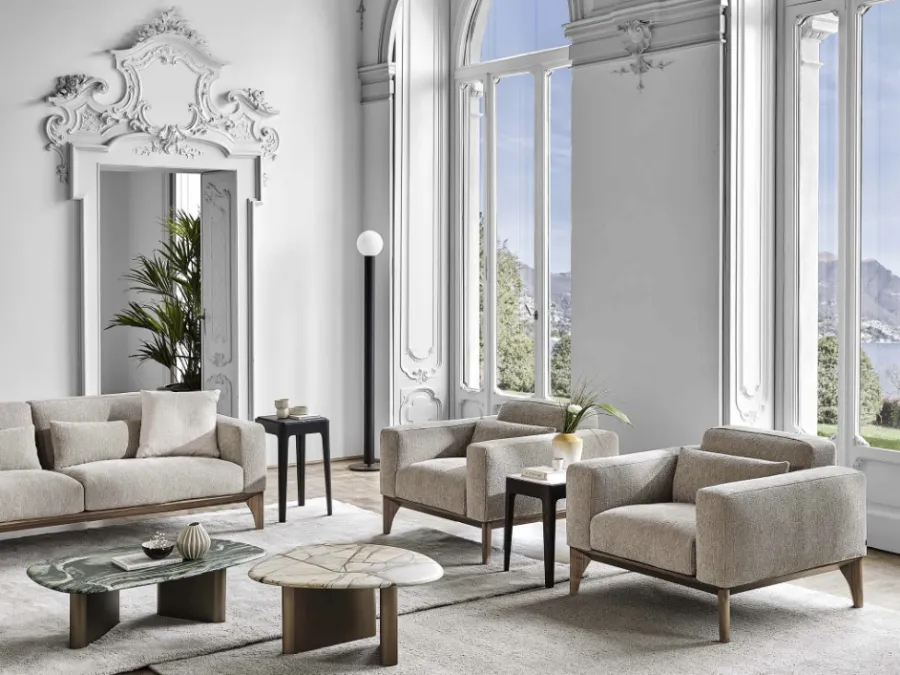 Fellow armchair by Porada