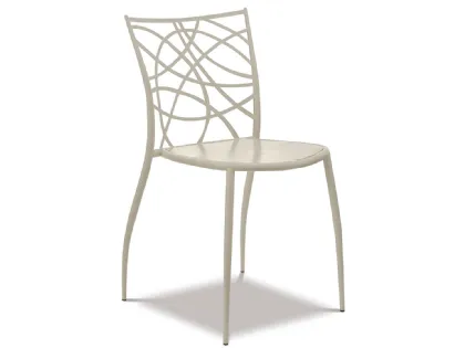 Julie modern metal chair by Cantori