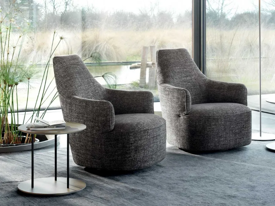 Luna High & Low armchair by Ditre Italia