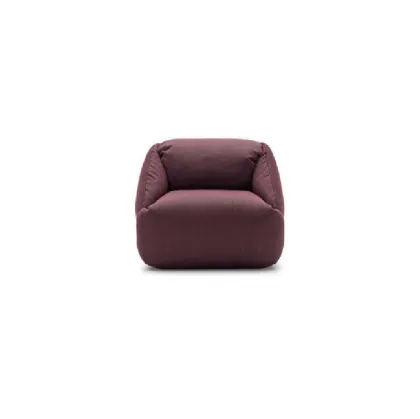 Upholstered fabric armchair Melville by Ditre Italia.