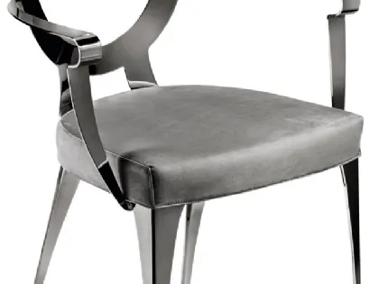 Miss Naked Back 02 chair with armrests by Cantori