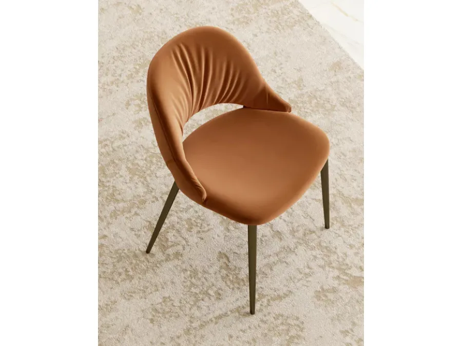 Nova Chair in Bontempi fabric