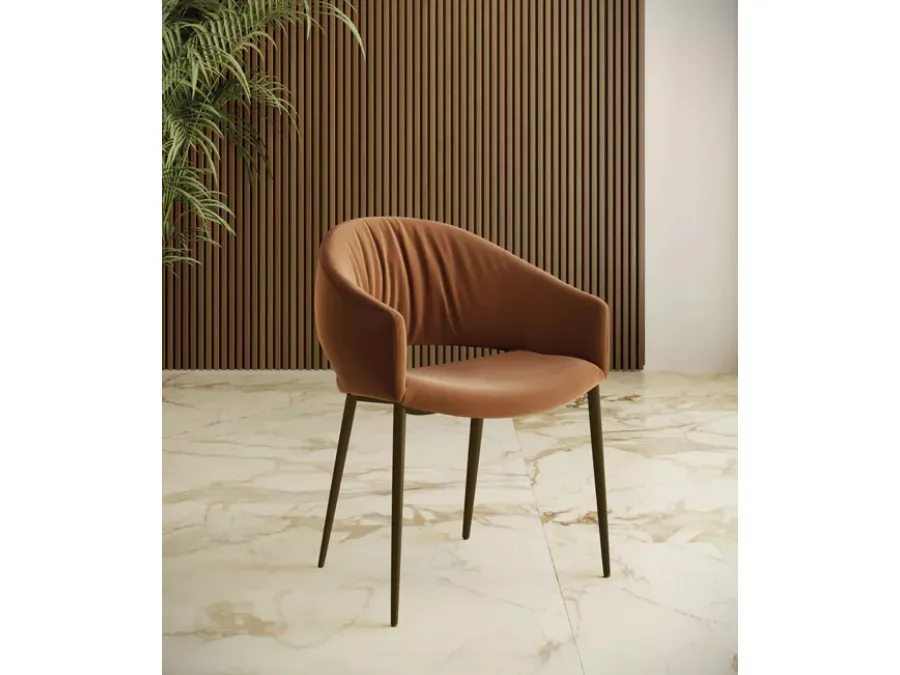 Nova Chair in Bontempi fabric