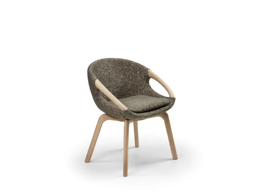 Ohta upholstered chair by Porada