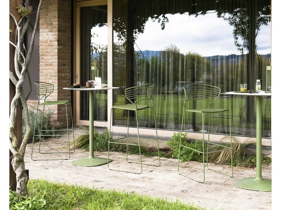 Koki Wire stool by Desalto